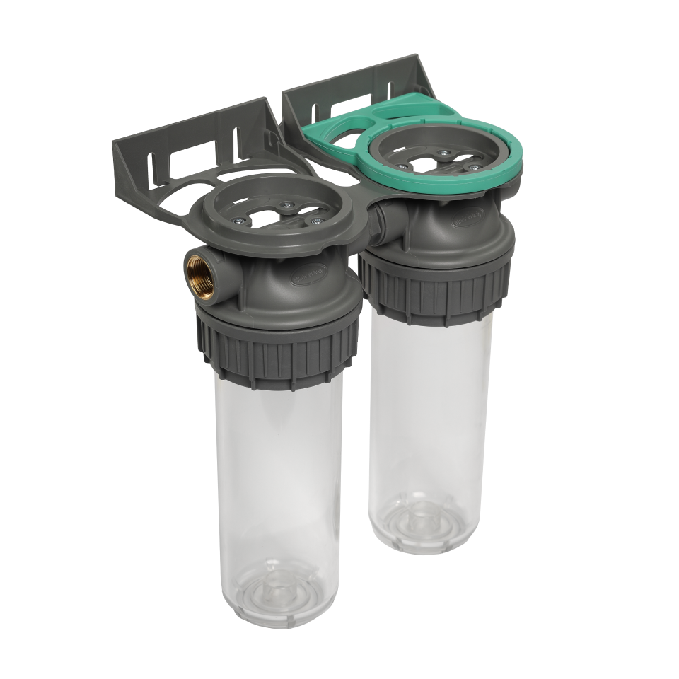 3P housing ECO DUPLEX 9” ¾ transparent PET bowl ¾ – ¾"