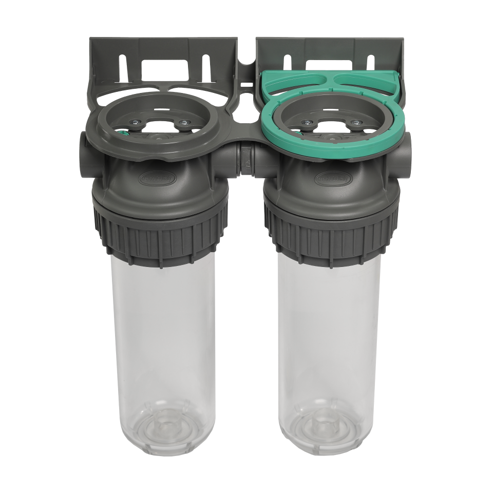 3P housing ECO DUPLEX 9” ¾ transparent PET bowl ¾ – ¾"