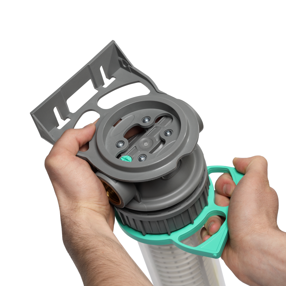 3P housing ECO 9” ¾ transparent PET bowl 1 – 1"