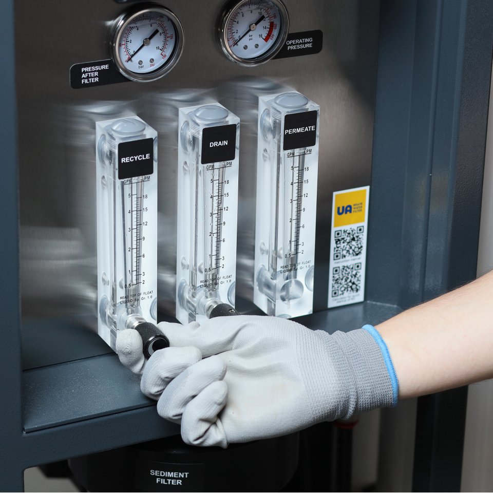 MO12000 IoT advanced 4" RO system with Econnect